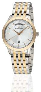 Maurice Lacroix Les Classiques Day-Date LC1227-PVY13-130-1 Herrenuhr mit Datum und Wochentag Stahl-Gold NEU OVP. mit Box Papiere 2 Jahre Hersteller-Garantie