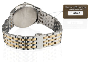 Maurice Lacroix Les Classiques Day-Date LC1227-PVY13-130-1 Herrenuhr mit Datum und Wochentag Stahl-Gold NEU OVP. mit Box Papiere 2 Jahre Hersteller-Garantie