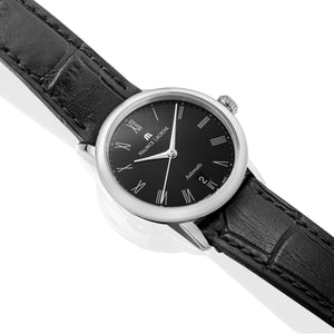 Maurice Lacroix Les Classiques Tradition Date Automatique Ladies Automatik Damenuhr Lederband schwarz LC6063-SS001-310-1 NEU OVP. mit Box, Papiere, 2 Jahre Garantie