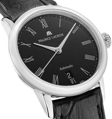 Maurice Lacroix Les Classiques Tradition Date Automatique Ladies Automatik Damenuhr Lederband schwarz LC6063-SS001-310-1 NEU OVP. mit Box, Papiere, 2 Jahre Garantie