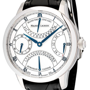 Maurice Lacroix Masterpiece Double Retrograde MP6578-SS001-131-1 Manufaktur Automatik Kaliber ML-191 NEU OVP. mit Box Papiere Anleitung Garantiekarte 2 Jahre internationale Hersteller-Garantie