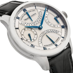 Maurice Lacroix Masterpiece Double Retrograde MP6578-SS001-131-1 Manufaktur Automatik Kaliber ML-191 NEU OVP. mit Box Papiere Anleitung Garantiekarte 2 Jahre internationale Hersteller-Garantie
