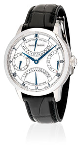 Maurice Lacroix Masterpiece Double Retrograde MP6578-SS001-131-1 Manufaktur Automatik Kaliber ML-191 NEU OVP. mit Box Papiere Anleitung Garantiekarte 2 Jahre internationale Hersteller-Garantie