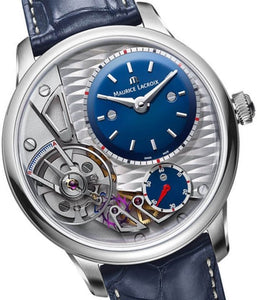 Maurice Lacroix Masterpiece Gravity Limited Blue MP6118-SS001-434-1 Automatik Herren-Armbanduhr NEU OVP. mit Box Papiere 2 Jahre Hersteller-Garantie Limitierte Ausführung 25 Jahre/250 Stück weltweit