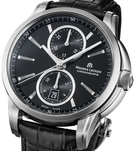 Maurice Lacroix Pontos Chronographe Automatique PT6178-SS001-330-1 Herrenuhr Chronograph mit ETA Valjoux 7750 Automatik Kaliber Swiss Made NEU OVP. Box Papiere 2 Jahre Garantie