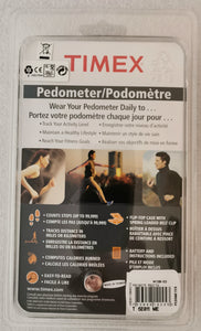 Timex Pedometer Podomètre Schrittzähler T5E011ME mit Großanzeige Entfernung Kalorien Uhrzeit im Flip-Case