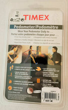 Laden Sie das Bild in den Galerie-Viewer, Timex Pedometer Podomètre Schrittzähler T5E011ME mit Großanzeige Entfernung Kalorien Uhrzeit im Flip-Case