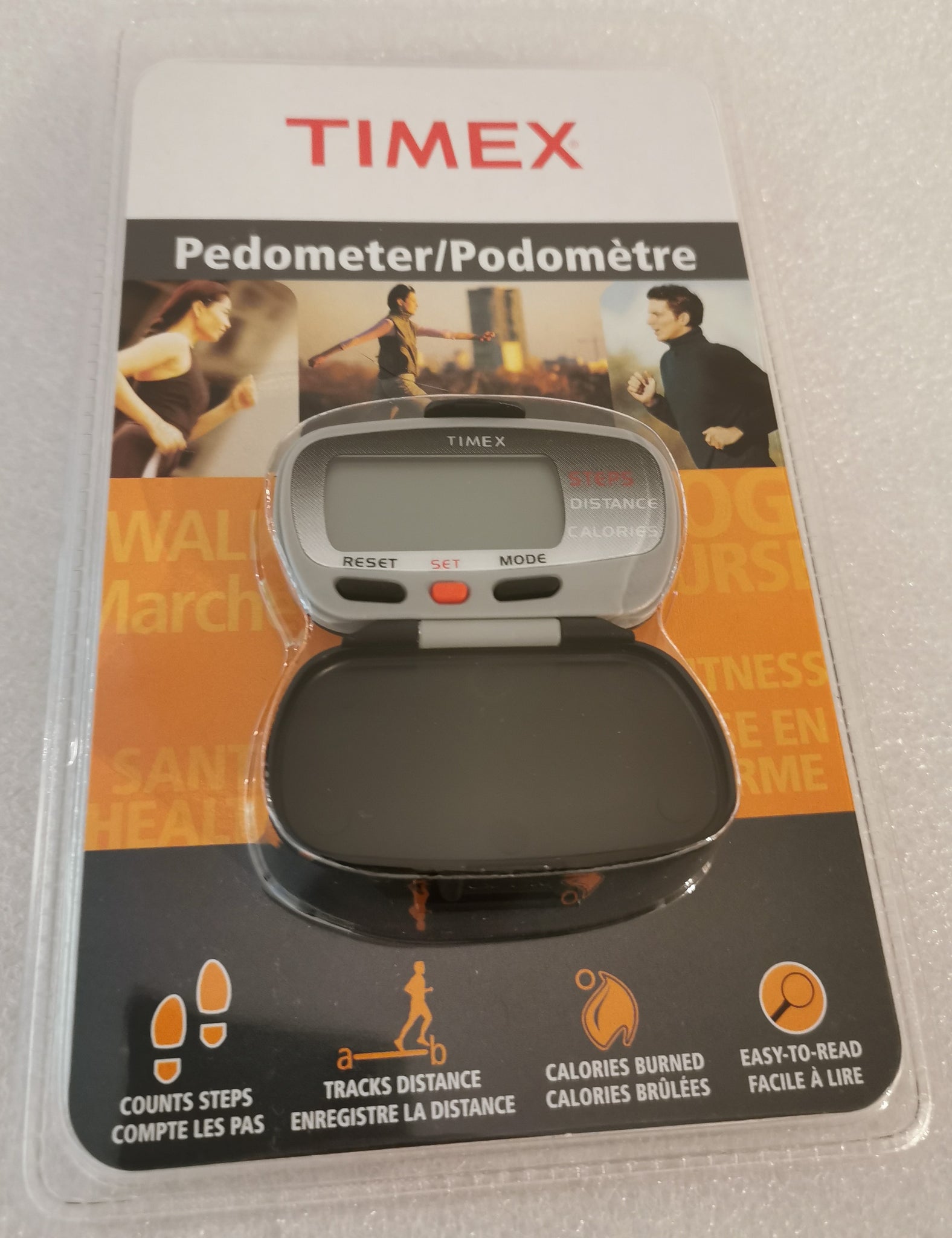 Timex Pedometer Podom tre Schrittz hler T5E011ME mit Gro anzeige E