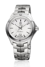 Laden Sie das Bild in den Galerie-Viewer, TAG Heuer Link Calibre 5 Day-Date Automatik Herrenuhr WAT2011.BA0951 Box Papiere Garantie Gehäuse/Band Edelstahl Wochentag und Datumsanzeige - Chronographen 24 - Luxusuhren günstig kaufen